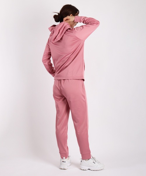 セール】FILA レディース 裏起毛 ジャージ 上下セットアップ 吸水速乾