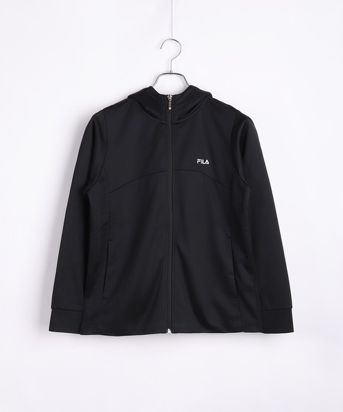 FILA レディース 裏起毛 ジャージ 上下セットアップ 吸水速乾 UVカット