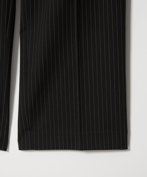 info. BEAUTY&YOUTH(インフォビューティアンドユース)の「【マルチサイズ】ルーズ タック テーラード パンツ(スラックス・メンズ・ブラック×ホワイト/チャコールグレー/ブラック/ネイビー×ホワイト/グレー系その他2/ネイビー・マルチサイズ)」の15枚目の写真