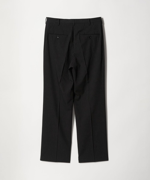 info. BEAUTY&YOUTH(インフォビューティアンドユース)の「【マルチサイズ】ルーズ タック テーラード パンツ(スラックス・メンズ・ブラック×ホワイト/チャコールグレー/ブラック/ネイビー×ホワイト/グレー系その他2/ネイビー・マルチサイズ)」の13枚目の写真