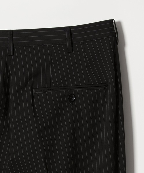 info. BEAUTY&YOUTH(インフォビューティアンドユース)の「【マルチサイズ】ルーズ タック テーラード パンツ(スラックス・メンズ・ブラック×ホワイト/チャコールグレー/ブラック/ネイビー×ホワイト/グレー系その他2/ネイビー・マルチサイズ)」の14枚目の写真