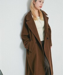 Ray BEAMS | スタンドカラー ダブル コート(ステンカラーコート)