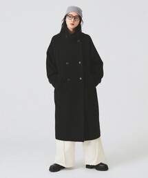 Ray BEAMS | スタンドカラー ダブル コート(ステンカラーコート)