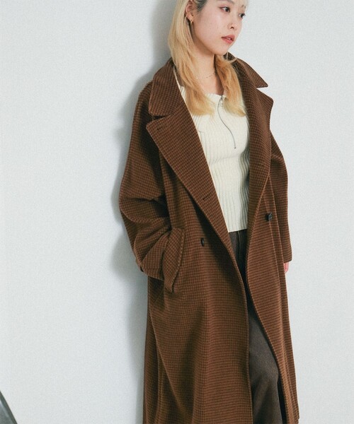 スタンドカラー ダブル コート（ステンカラーコート）｜Ray BEAMS