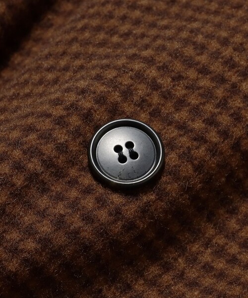 Ray BEAMS（レイビームス）の「スタンドカラー ダブル コート（ステンカラーコート・レディース・シルバー/ダークブラウン/ブラック/ホワイト系その他6・1/0）」の18枚目の写真