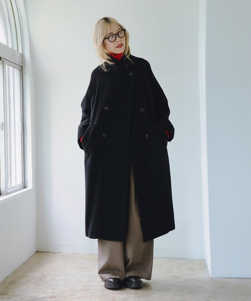 スタンドカラー ダブル コート（その他アウター）｜Ray BEAMS（レイ