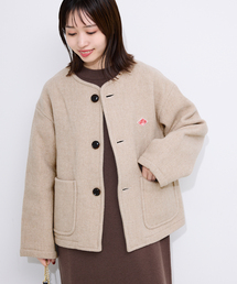 DANTON(_g)DANTON/_g COLLARLESS JACKET DT-A0013(u])