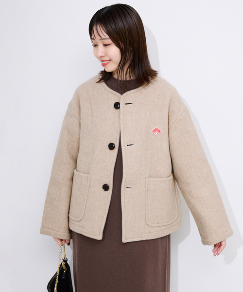 DANTON/ダントン COLLARLESS JACKET DT-A0013（ブルゾン）｜DANTON
