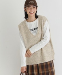 【HONEYSUCKLE ROSE】ブークレニットベスト