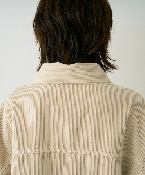 AGOLDE（エーゴールドイー）の「【AGOLDE/エーゴールドイー】REWORKED　WAYNE JACKET リワークド・ウェインデニムジャケット/ライスグラス（デニムジャケット・レディース・アイボリー・フリー）」の19枚目の写真