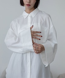 ワイドスリーブオーバーシャツ