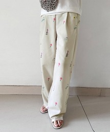 スラックス（花柄・ボタニカル柄）ファッション通販 - ZOZOTOWN