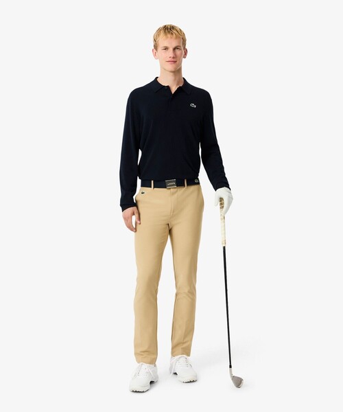 LACOSTE(ラコステ)の「ミニマルゴルフポロニットシャツ(ニット/セーター・メンズ・ネイビー/ホワイト・5/4/3)」の16枚目の写真