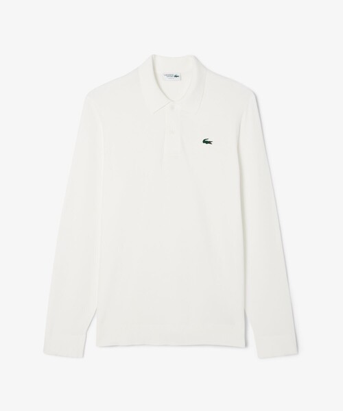 LACOSTE(ラコステ)の「ミニマルゴルフポロニットシャツ(ニット/セーター・メンズ・ネイビー/ホワイト・5/4/3)」の6枚目の写真