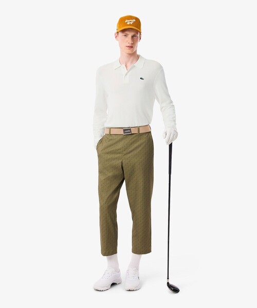 LACOSTE(ラコステ)の「ミニマルゴルフポロニットシャツ(ニット/セーター・メンズ・ネイビー/ホワイト・5/4/3)」の8枚目の写真