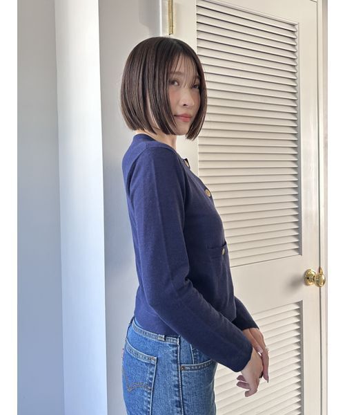 SNIDEL(スナイデル)の「金ボタンカーデ(カーディガン/ボレロ・レディース・ホワイト/ネイビー/グレー/レッド・F)」の10枚目の写真
