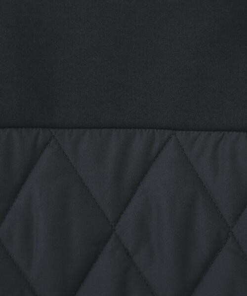 index(インデックス)の「キルティング切替ノーカラーブルゾン【洗濯機OK】(ブルゾン・レディース・ブラック/ナチュラル・36/38/40)」の6枚目の写真