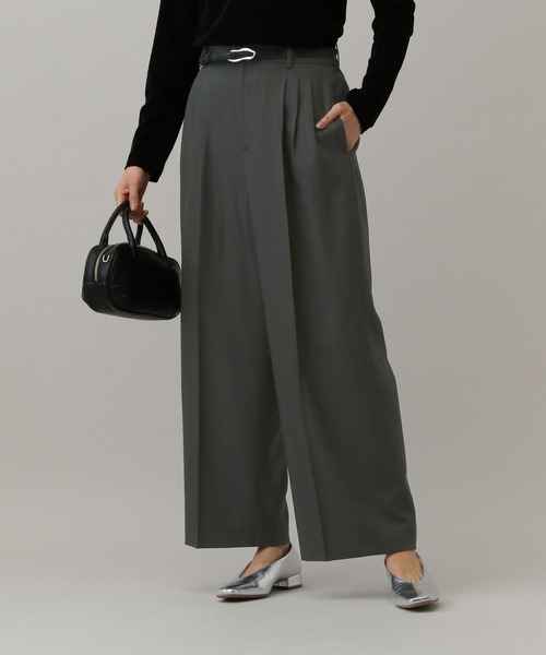 セール】MATINEE LINE/ツイルストレッチ/ワイドパンツ/583770