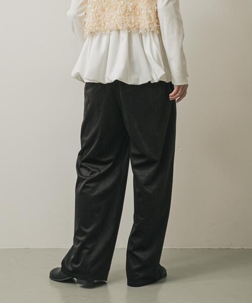 SENSE OF PLACE by URBAN RESEARCH（センスオブプレイスバイアーバンリサーチ）の「ソフトコーデュロイパンツ（その他パンツ・レディース・ブラウン/ブラック/アイボリー・MEDIUM/SMALL）」の7枚目の写真