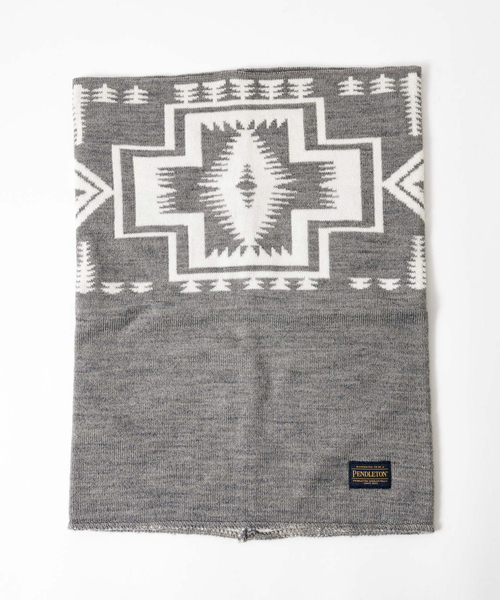 PENDLETON(ペンドルトン)の「【PENDLETON / ペンドルトン】HARDING NECKWARMER/ネックウォーマー/リバーシブル/防寒/アウトドア/ユニセックス【WEB限定】(ネックウォーマー/スヌード・メンズ・ライトグレー/ブラック・フリー)」の1枚目の写真