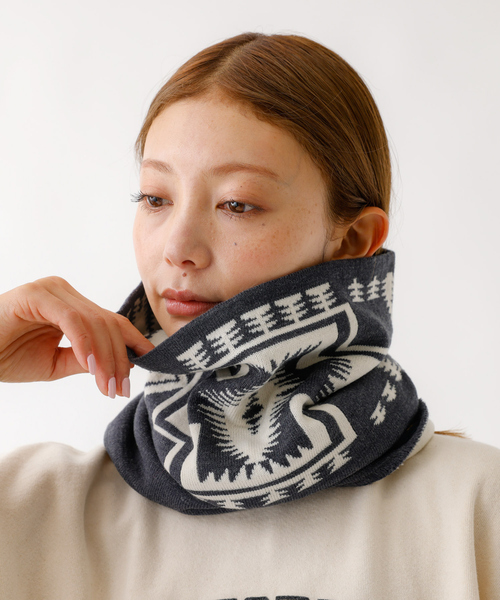 PENDLETON(ペンドルトン)の「【PENDLETON / ペンドルトン】HARDING NECKWARMER/ネックウォーマー/リバーシブル/防寒/アウトドア/ユニセックス【WEB限定】(ネックウォーマー/スヌード・メンズ・ライトグレー/ブラック・フリー)」の11枚目の写真