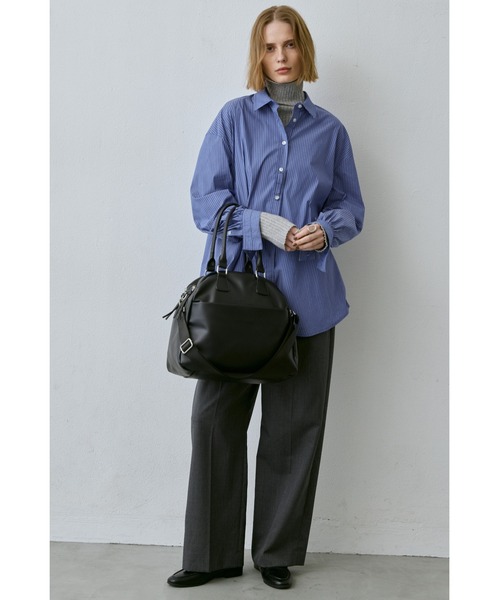 ダブルジップフェイクレザーボストン / 11inch（タブレット、iPad