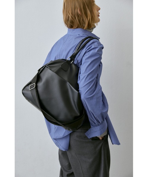 un/neu（アンノイ）の「ダブルジップラウンドボストン / 11inch（タブレット、iPad）対応（ボストンバッグ・レディース・ブラウン/ベージュ/ブラック・FREE）」の20枚目の写真