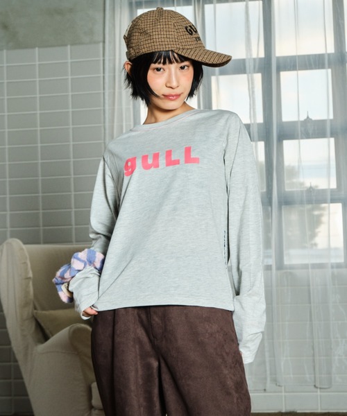 common gull products.（コモンガルプロダクツ）の「まなざしのあとのgull tee（Tシャツ/カットソー・レディース・ブラック系/ホワイト系/グレー系・SMALL/LARGE/MEDIUM）」の3枚目の写真