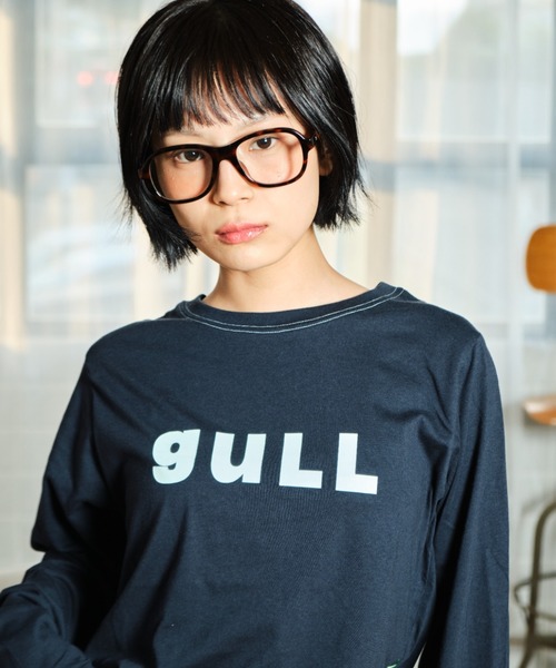common gull products.（コモンガルプロダクツ）の「まなざしのあとのgull tee（Tシャツ/カットソー・レディース・ブラック系/ホワイト系/グレー系・SMALL/LARGE/MEDIUM）」の5枚目の写真