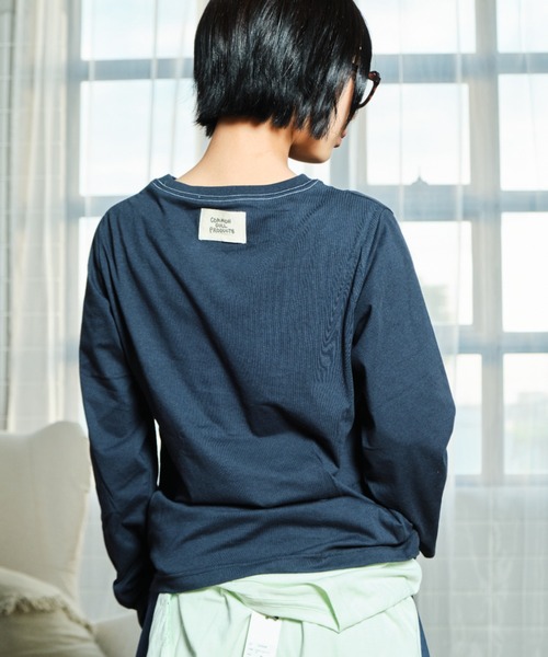 common gull products.（コモンガルプロダクツ）の「まなざしのあとのgull tee（Tシャツ/カットソー・レディース・ブラック系/ホワイト系/グレー系・SMALL/LARGE/MEDIUM）」の4枚目の写真