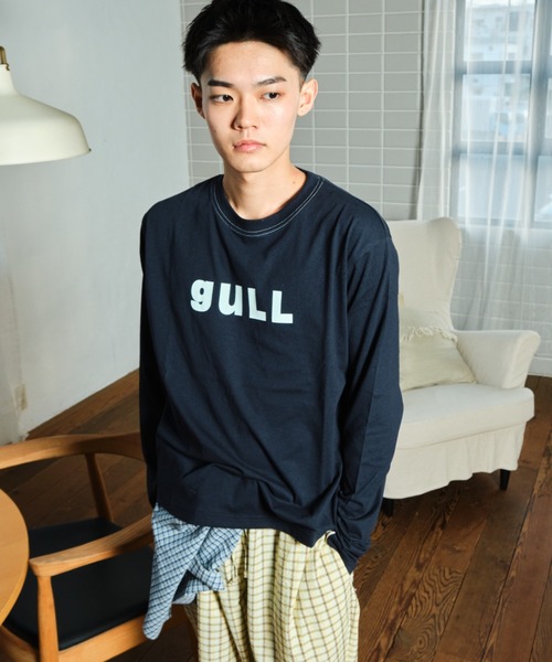 common gull products.（コモンガルプロダクツ）の「まなざしのあとのgull tee（Tシャツ/カットソー・レディース・ブラック系/ホワイト系/グレー系・SMALL/LARGE/MEDIUM）」の8枚目の写真