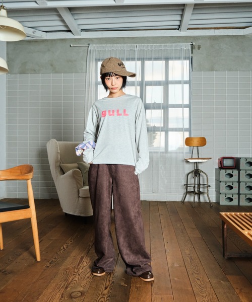 common gull products.（コモンガルプロダクツ）の「まなざしのあとのgull tee（Tシャツ/カットソー・レディース・ブラック系/ホワイト系/グレー系・SMALL/LARGE/MEDIUM）」の11枚目の写真