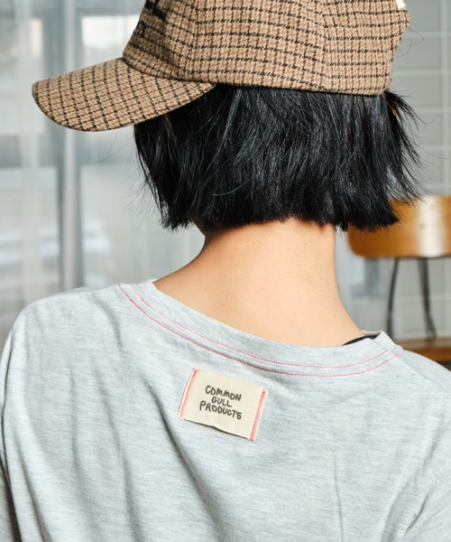 common gull products.（コモンガルプロダクツ）の「まなざしのあとのgull tee（Tシャツ/カットソー・レディース・ブラック系/ホワイト系/グレー系・SMALL/LARGE/MEDIUM）」の20枚目の写真