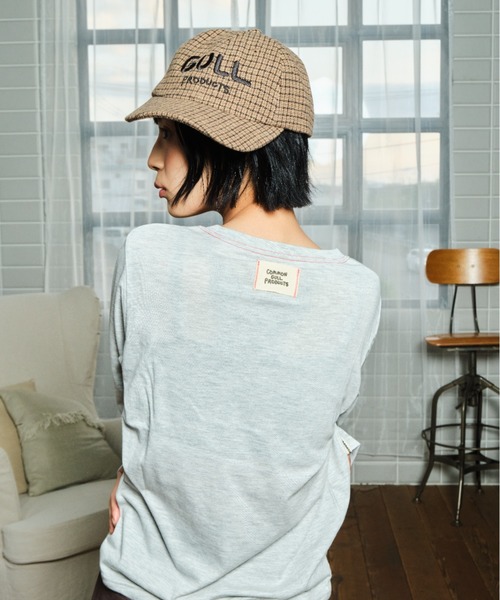 common gull products.（コモンガルプロダクツ）の「まなざしのあとのgull tee（Tシャツ/カットソー・レディース・ブラック系/ホワイト系/グレー系・SMALL/LARGE/MEDIUM）」の21枚目の写真