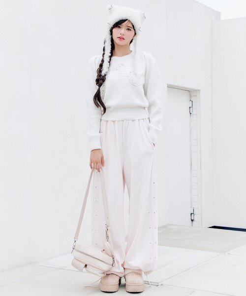 セール】キラキラリボンニット（ニット/セーター）｜OLIVE des OLIVE