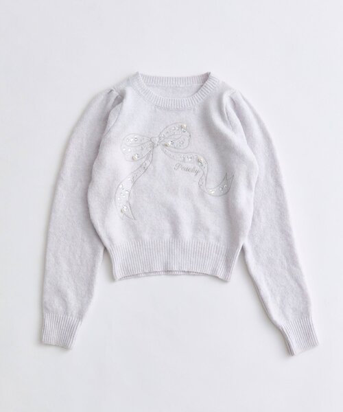 セール】キラキラリボンニット（ニット/セーター）｜OLIVE des OLIVE