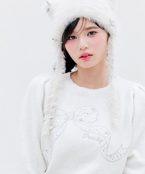 専用♥レア❤みかん♥もっちりニット★ひんやり冷感タオル♥廃盤ラメりぼん。 楽天市場】【2点20%OFFクーポン配布中】 パール調ボタン付ニット