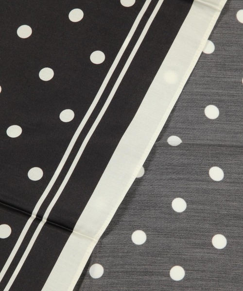 A part by（アパートバイ）の「アソートオオバンスカーフ（バンダナ/スカーフ・レディース・ブラック・FREE）」の4枚目の写真