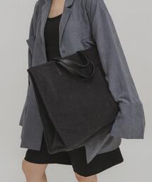 KBF | コーデュロイスクエアビッグBAG(トートバッグ)