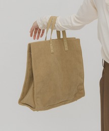 KBF（ケイビーエフ）の「コーデュロイスクエアビッグBAG（トートバッグ）」