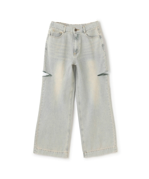 LOVETOXIC（ラブトキシック）の「【LTXC】ダメージデニムワイドパンツ（その他パンツ・キッズ・ライトブルー/ネイビー/サックスブルー/グレー/ブルー・L:160cm/130cm/M:150cm/S:140cm）」の16枚目の写真