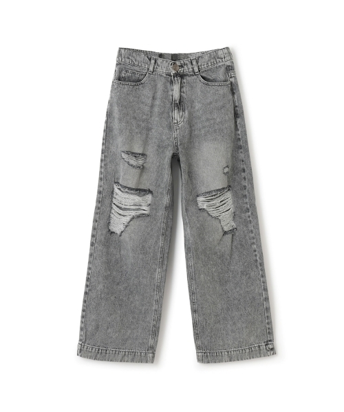 LOVETOXIC（ラブトキシック）の「【LTXC】ダメージデニムワイドパンツ（その他パンツ・キッズ・ライトブルー/ネイビー/サックスブルー/グレー/ブルー・L:160cm/130cm/M:150cm/S:140cm）」の17枚目の写真