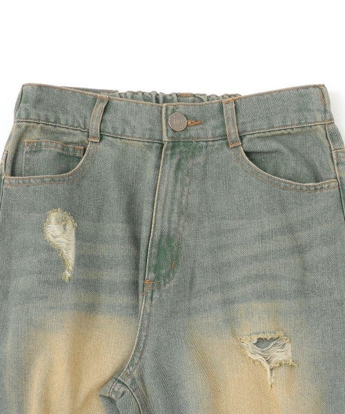 LOVETOXIC（ラブトキシック）の「【LTXC】ダメージデニムワイドパンツ（その他パンツ・キッズ・ライトブルー/ネイビー/サックスブルー/グレー/ブルー・L:160cm/130cm/M:150cm/S:140cm）」の19枚目の写真