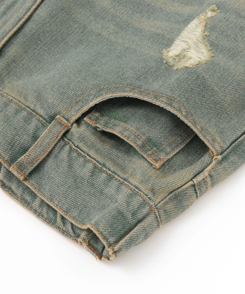 LOVETOXIC（ラブトキシック）の「【LTXC】ダメージデニムワイドパンツ（その他パンツ・キッズ・ライトブルー/ネイビー/サックスブルー/グレー/ブルー・L:160cm/130cm/M:150cm/S:140cm）」の21枚目の写真