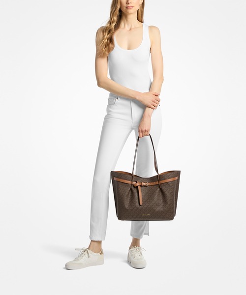 セール】EMILIA EW トート ラージ - MKシグネチャー（トートバッグ