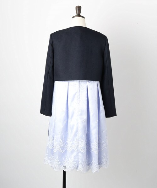 SHOO・LA・RUE（シューラルー）の「【セレモニー】レースワンピースセット（ワンピース・キッズ・パープル/サックスブルー・11/12/13）」の5枚目の写真