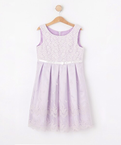 SHOO・LA・RUE（シューラルー）の「【セレモニー】レースワンピースセット（ワンピース・キッズ・パープル/サックスブルー・11/12/13）」の22枚目の写真