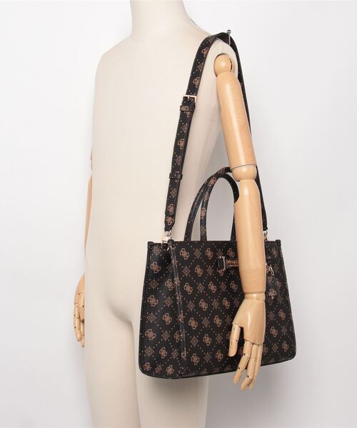 Guess（ゲス）の「SILIA 2 Compartment Tote トートバッグ（トートバッグ・レディース・ライトブラウン/ホワイト・ONE SIZE）」の21枚目の写真