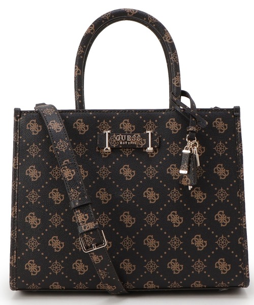 Guess（ゲス）の「SILIA 2 Compartment Tote トートバッグ（トートバッグ・レディース・ライトブラウン/ホワイト・ONE SIZE）」の22枚目の写真