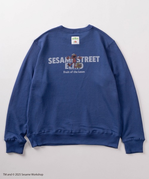 FRUIT OF THE LOOM（フルーツオブザルーム）の「【73】【Fruit of the Loom/フルーツオブザルーム】SESAMI STREETコラボ  キャラクターデザイン 裏毛スウェット（スウェット・メンズ・ブラック系その他/グレー/ブルー/ミント/パープル/ブラウン/アイボリー/ブラック・S/M/L）」の21枚目の写真
